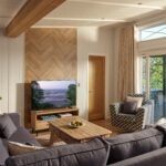 Contemporary Lodge Living Room – Dylan Coastal Resort