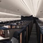 British Airways redesigned Club Suite business class seat on the Airbus A380