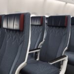 British Airways redesigned World Traveller economy cabin on the Airbus A380